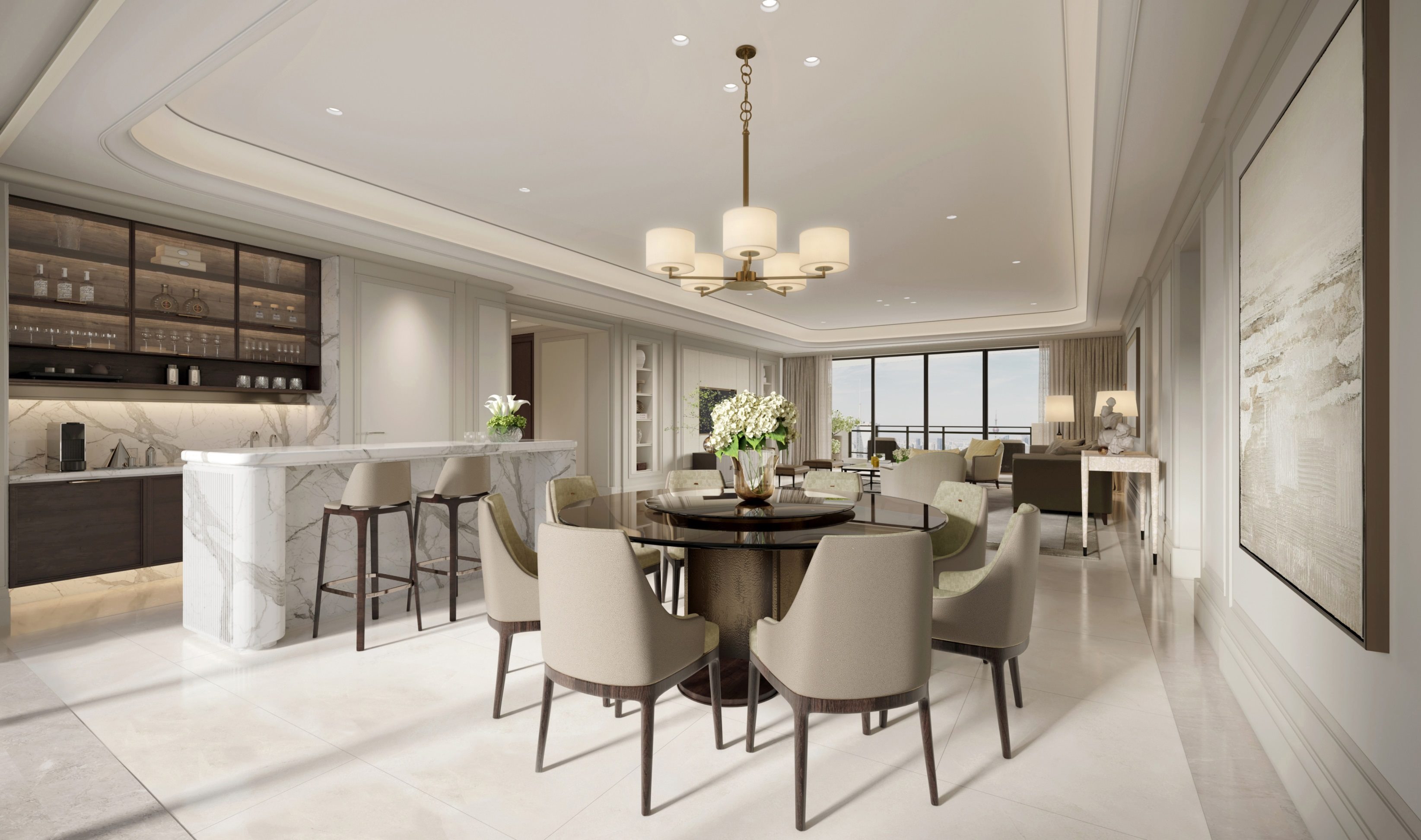 Mauritius residence dining proposal