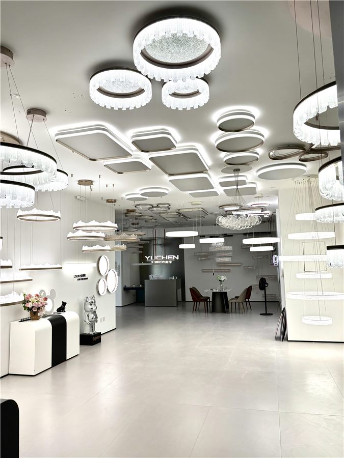 Residential lighting showroom